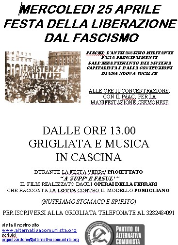 25 aprile cremona